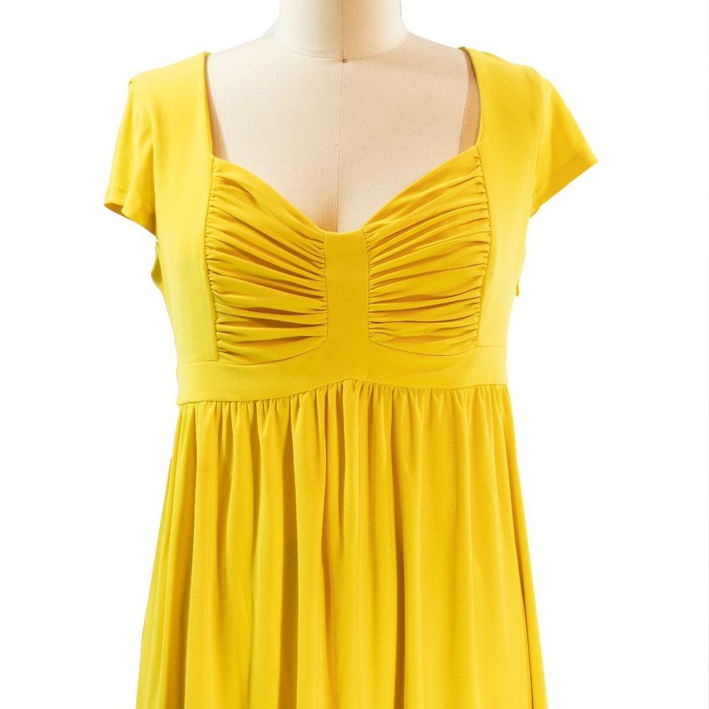 Yellow Baby Doll Dress